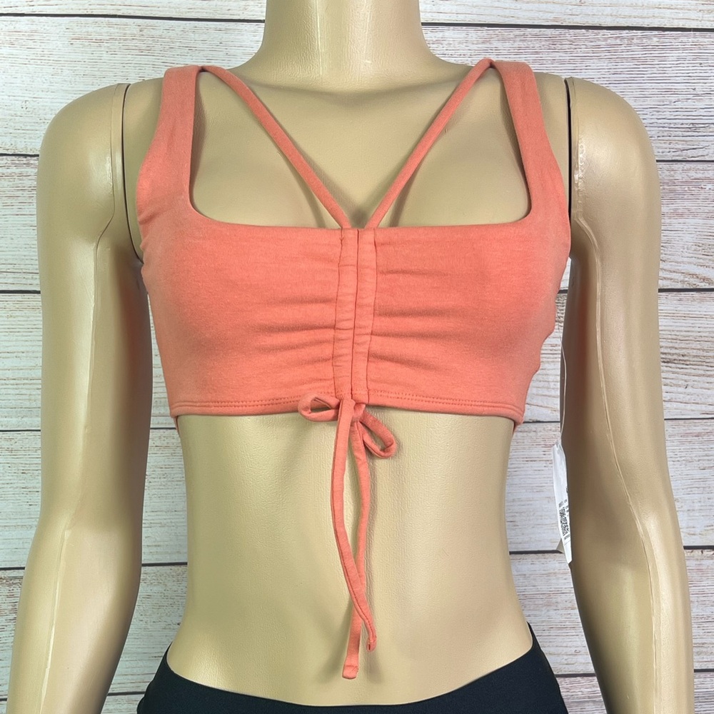 FOREVER 21 Women Active Sports Bra Powder Pink NWT Size XS